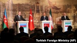 İstanbulda üçtərəfli görüş. 30 oktyabr 2018