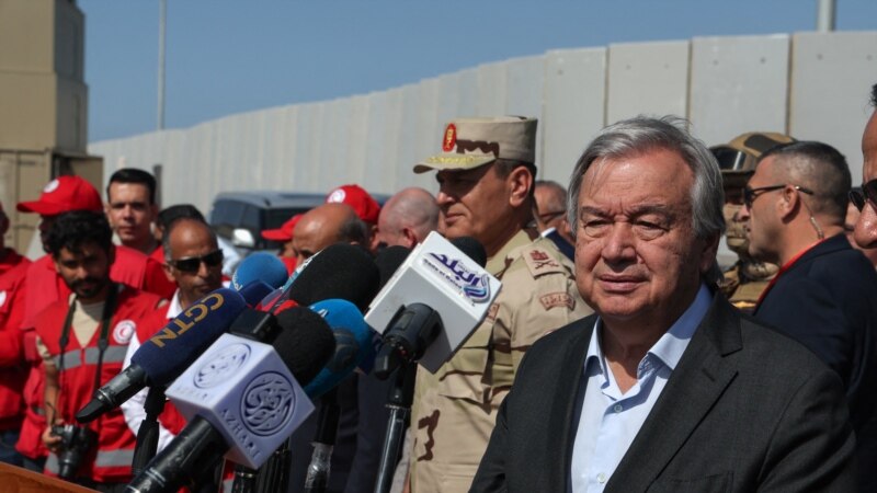 Generalni sekretar UN-a pozvao na primirje u Pojasu Gaze