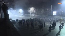 Разгон протестующих в Алматы