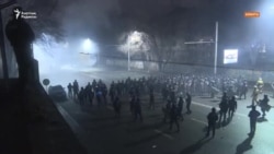 Разгон протестующих в Алматы