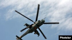 Вертолет Mi-24, принадлежащий армянской армии. Иллюстративное фото.