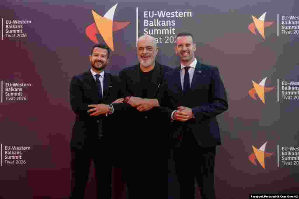 Lideri Crne Gore sa premijerom Albanije Edijem Ramom
