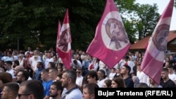 Pamje nga festimet për Vidovdan në Manastirin e Graçanicës më 28 qershor 2025.
