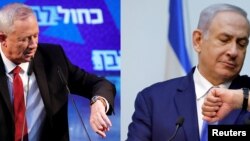 Benny Gantz dhe Benjamin Netanyahu