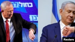 Benny Gantz, principalul contracandidat al premierului Benjamin Netanyahu ăn alegerile generale repetate de marți, 17 septembrie 2019