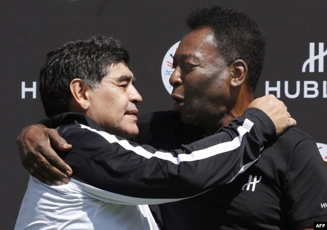 Maradona dhe Pele.