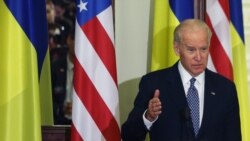 Джо Байден во время одного из визитов в Украину в качестве вице-президента США. Киев, 7 декабря 2015 года