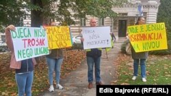 Protest roditelja djece s poteškoćama u razvoju, Sarajevo, 29. septembar 2025.