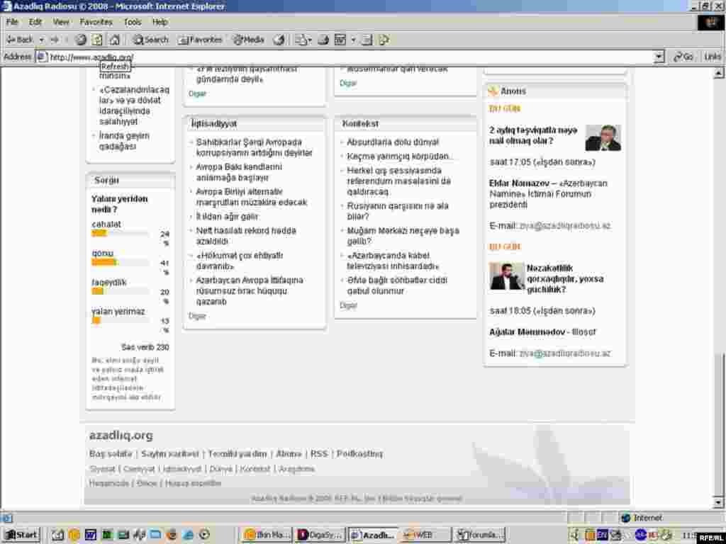 «Azadlıq» radiosunu internetdə necə dinləməli #74