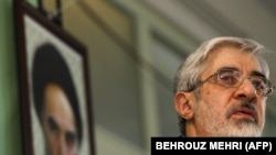 Иранский оппозиционный деятель Мир-Хосейн Мусави. 2009 год. 