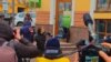 Kyiv Demonstrators Attack Institutions Linked To Russia