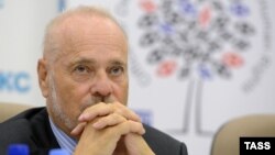 Russia -- Jan Petersen, the head of the election observation mission (EOM) deployed by the OSCE's Office for Democratic Institutions and Human Rights (ODIHR), attends a press conference in Moscow, August 8, 2016