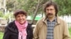 Photojournalist Umida Ahmedova (left) with Oleg Karpov in an undated photo