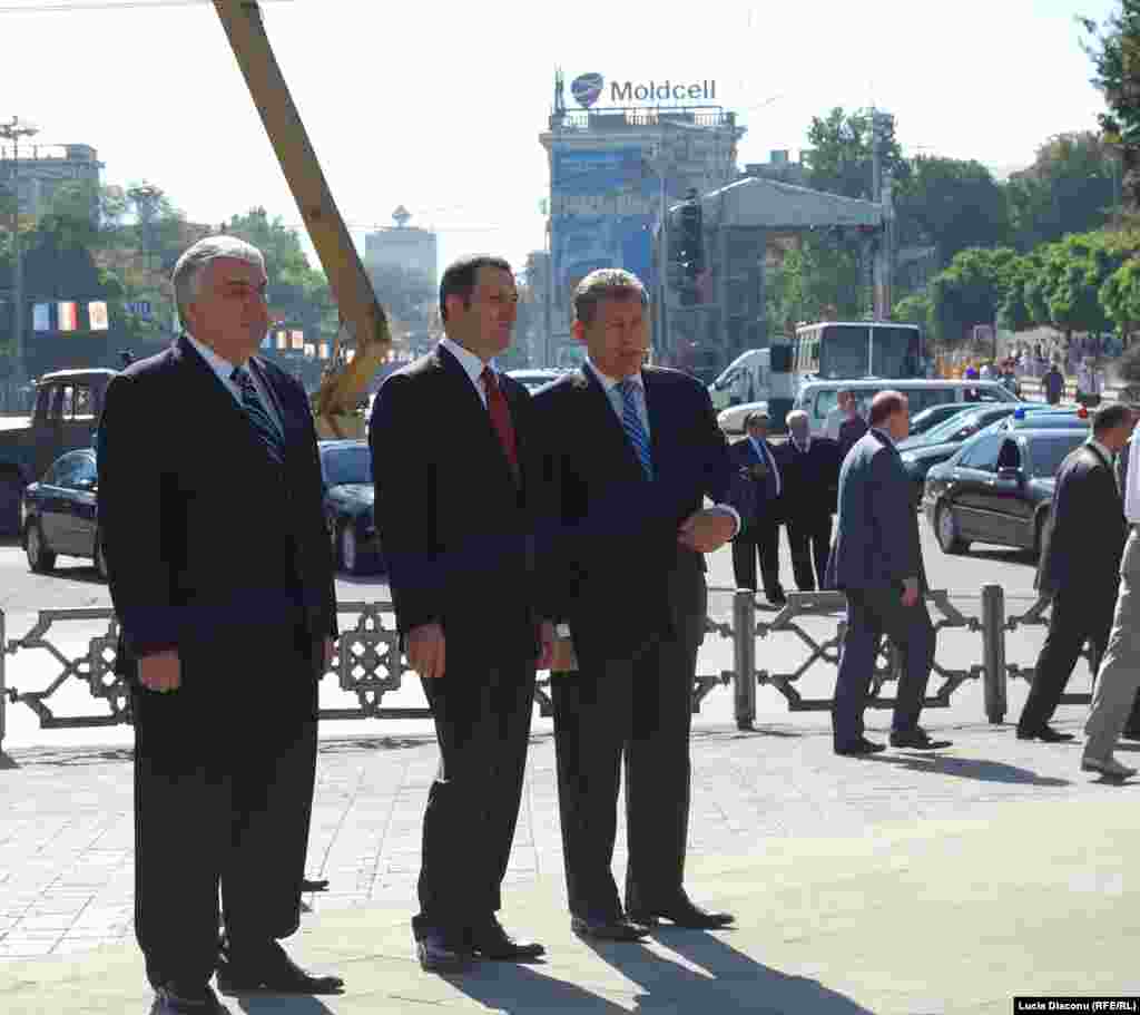 Serafim Urechean, Vlad Filat, Mihai Ghimpu