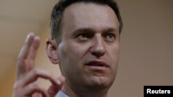 Российский оппозиционный лидер Алексей Навальный. Москва, 30 мая 2017 года.