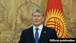 Президент КР Алмазбек Атамбаев.
