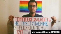 Uzbek LGBT member 