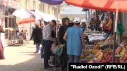 Рынок в Душанбе
