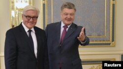 Франк-Вальтер Штайнмаєр та Петро Порошенко, фото архівне