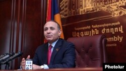 Спикер парламента Армении Овик Абрамян 