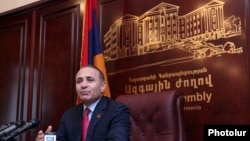 Ազգային ժողովի նախագահ Հովիկ Աբրահամյան