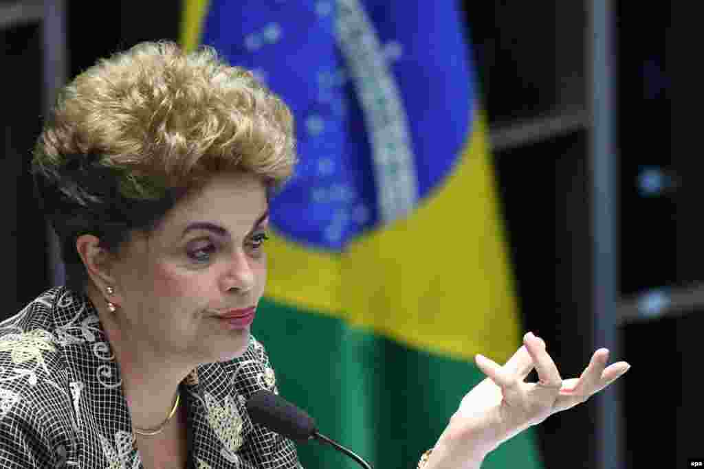 مجلس سنای برزیل، ۲۰ مرداد، به استیضاح و محاکمه دیلما روسف، رئیس جمهور تعلیق&zwnj;شده این کشور، رای داد تا در دادگاه به اتهامات او درباره نقض قوانین مالیاتی رسیدگی شود.