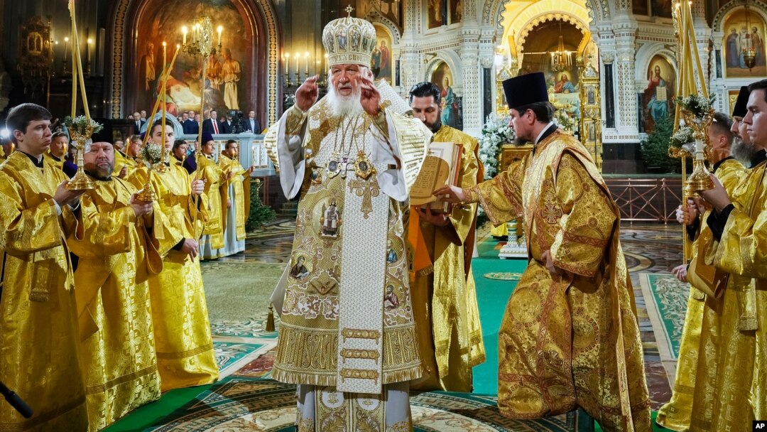 Kiril, patriarhul Moscovei și al Întregii Rusii, pe numele de mirean Vladimir Gundeaev.