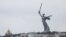 Скульптура "Родина-мать зовёт!" на Мамаевом кургане в Волгограде