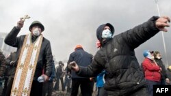 Kiev, Piața Independenței, 19 februarie.