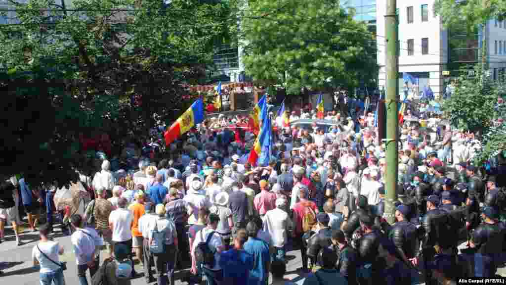 La încheierea manifestației.