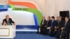 Президент Казахстана Нурсултан Назарбаев на встрече с руководителями национальных компаний и бизнесменами в рамках подготовки к выставке ЭКСПО-2017. Астана, 3 июля 2014 года. 
