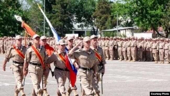 Российские военнослужащие в Таджикистане