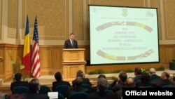 Preşedintele Klaus Iohanis la forumul româno-american