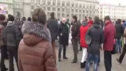 Мітынг прадпрымальнікаў на Кастрычніцкай плошчы