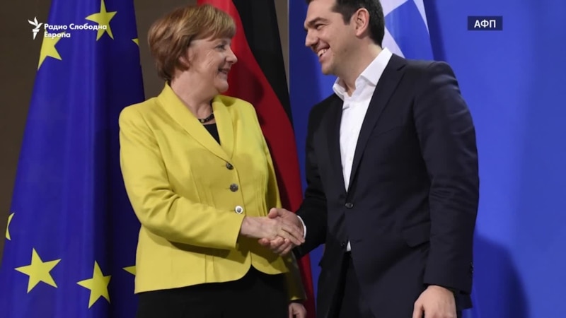 Меркел во Атина и за Договорот од Преспа 