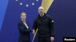 Kaja Kallas i Denis Šmihal u Lavovu, Ukrajina, 9. maja 2025.