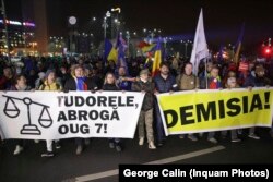 Marș în București de solidarizare cu protestul magistraților