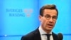 Kryeministri i Suedisë, Ulf Kristersson.