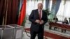 President Alyaksandr Lukashenka votes at a polling station in Minsk on November 17.