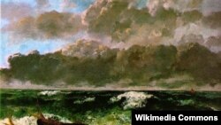 Gustave Courbet, „Štarmavoje mora” (1869).