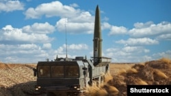 The Iskander-M is a mobile guided-missile system with a range of up to 500 kilometers.