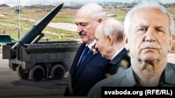 Аляксандар Лукашэнка, Уладзімір Пуцін, Валер Карбалевіч, каляж