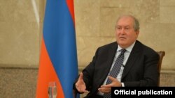Президент Армении Армен Саркисян, 26 июня 2020 г.
