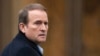 Ukrainian power broker Viktor Medvedchuk, a close associate of Russian President Vladimir Putin, arrives in Minsk to take part in Ukrainian peace talks in January 2015. 