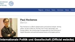 Paul Hockenos, Internationale Politik und Gesellschaft