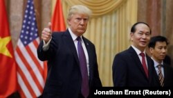 Donald Tramp i Tran Dai Ćang u Hanoju