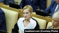 Одна из авторов законопроекта, депутат Госдумы Ирина Яровая 
