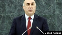Azərbaycanın xarici işlər naziri Elmar Məmmədyarov, BMT-də çıxış edir, 28 sentyabr 2014