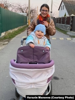 Наталія Меленна з наймолодшою дочкою Олівією