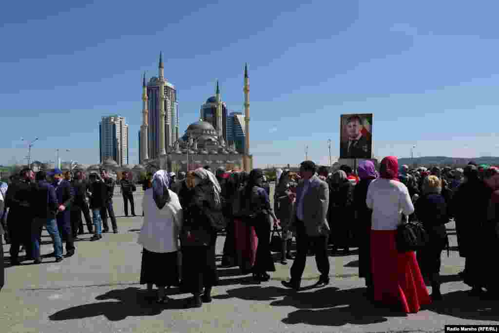 Chechnya - Day of the completion of the Russian-Chechen war, Grozny, April 16, 2015